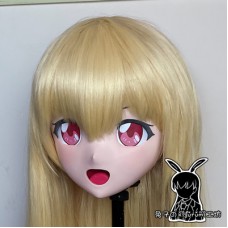 (RB350)Customize Full Head Quality Handmade Female/Girl Resin Japanese Anime Cartoon Character Kig Cosplay Kigurumi Mask